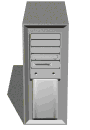 Computer with CD extending/retracting